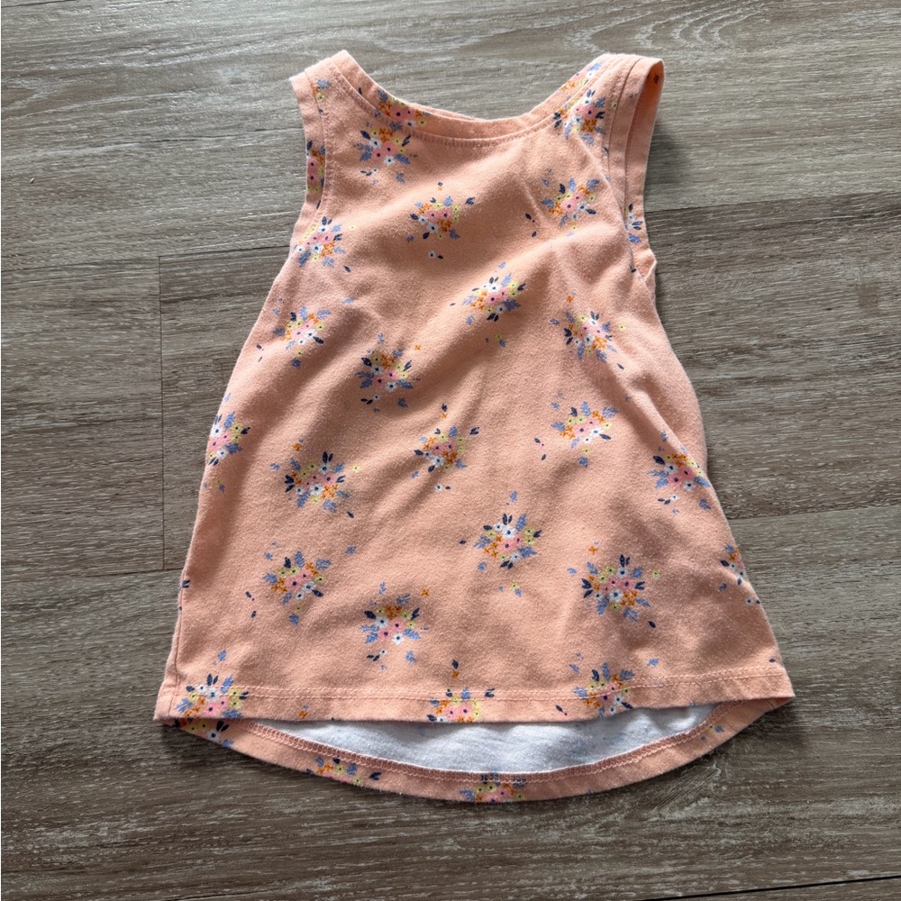 Cat & Jack Peach Floral Top